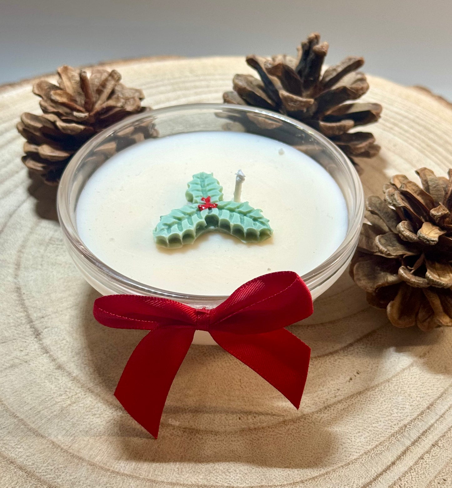 Mini Holly candle