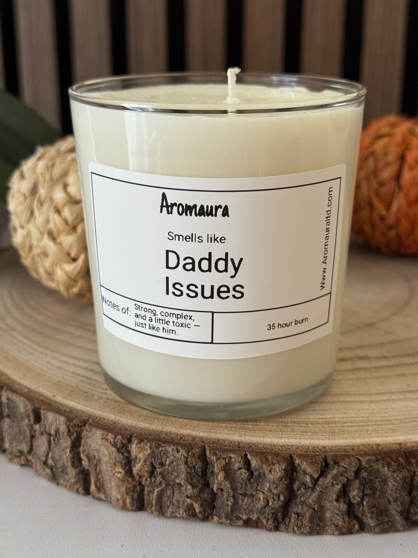 Daddy issues candle