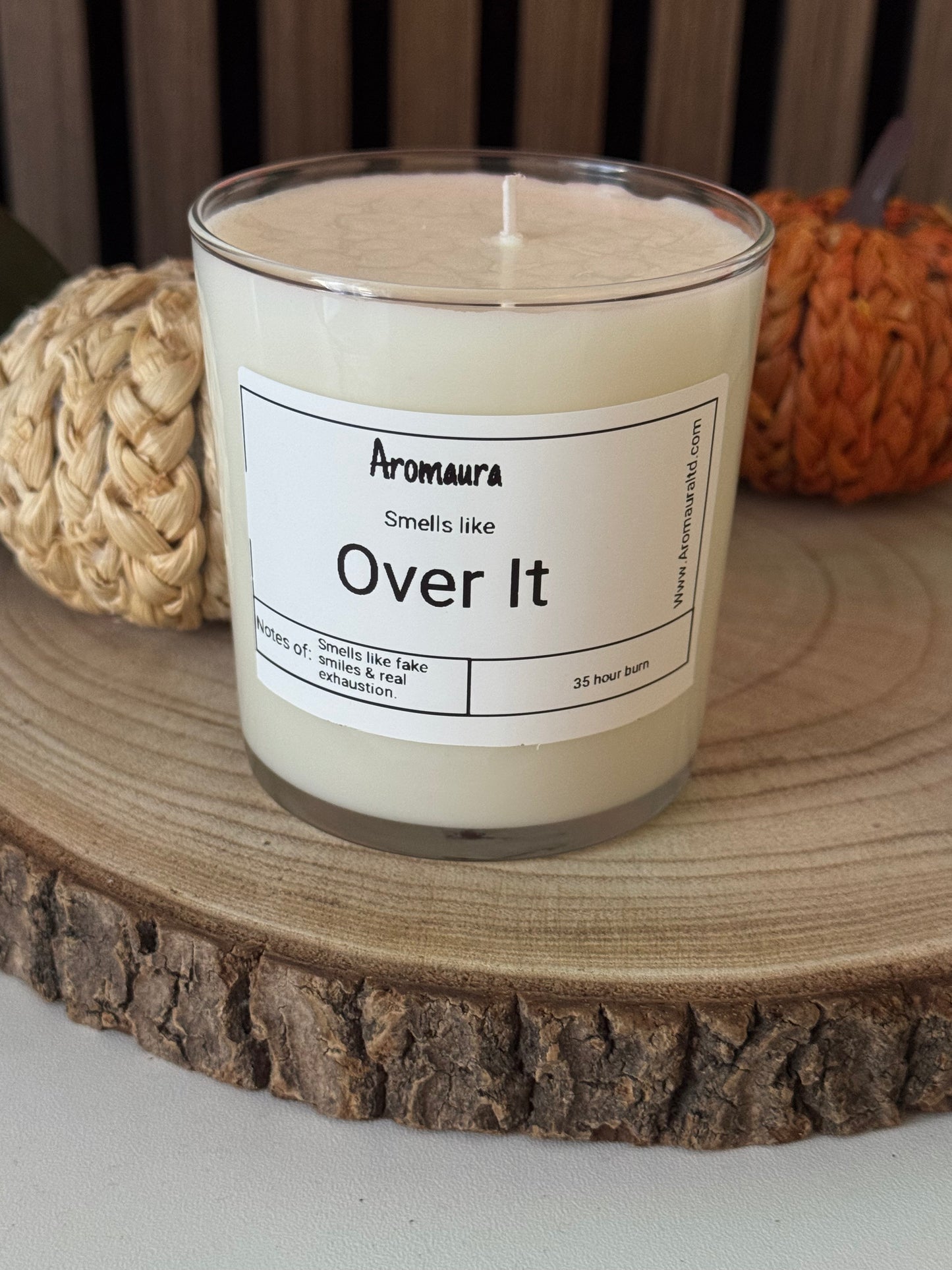 Over it candle