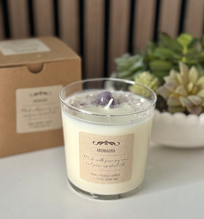 Relax crystal candle