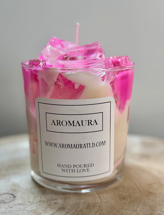 Strawberry Matcha Latte candle