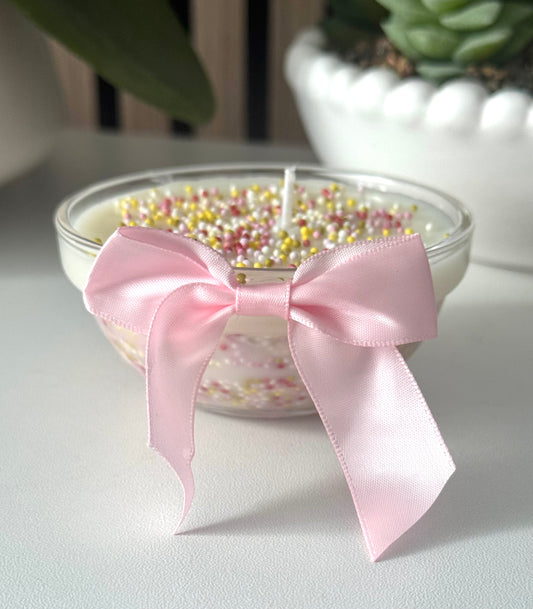 Mini school cake candle