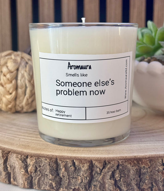 Retirement candle