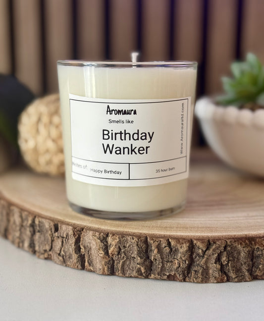 Birthday Wanker candle