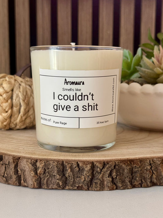 I couldn’t give a shit candle