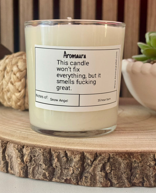 Won’t fix anything but smells fucking great candle