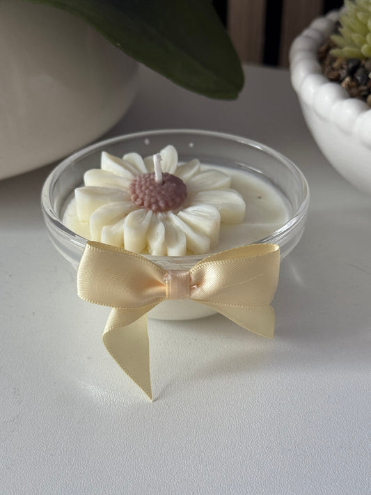 Mini Autumn Daisy candle